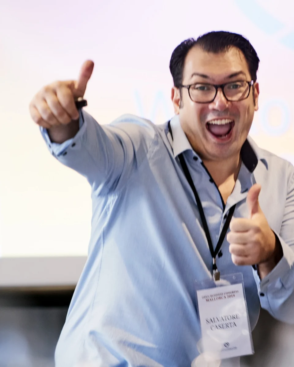 Salvatore Caserta bei einer Business Experience