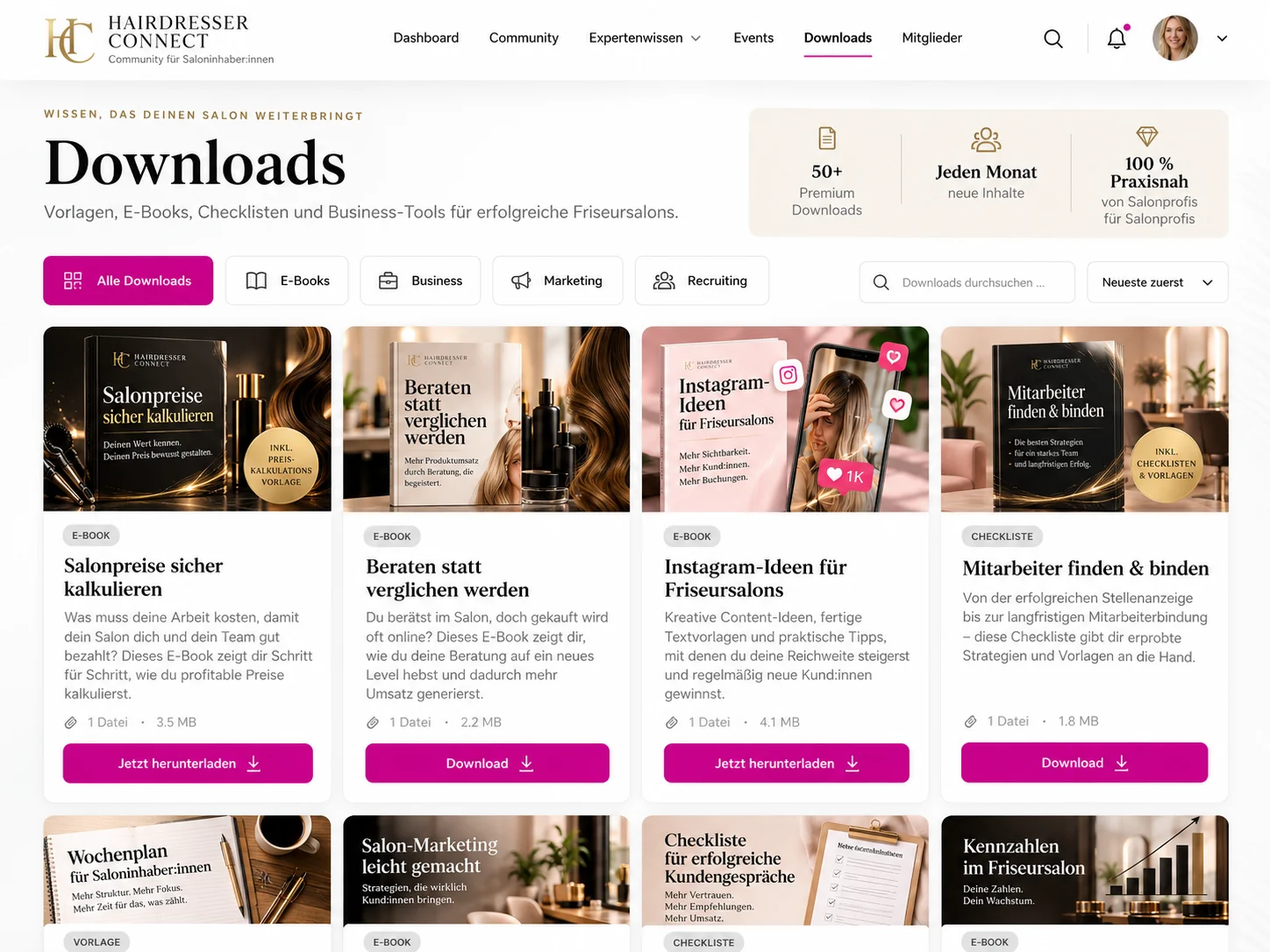 Hairdresser Connect Downloads